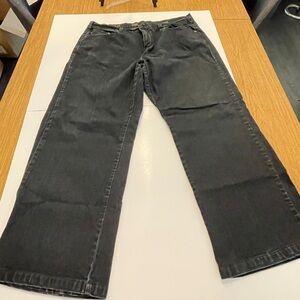 Women's Classic Black Boot Cut Jeans size 14 Petite